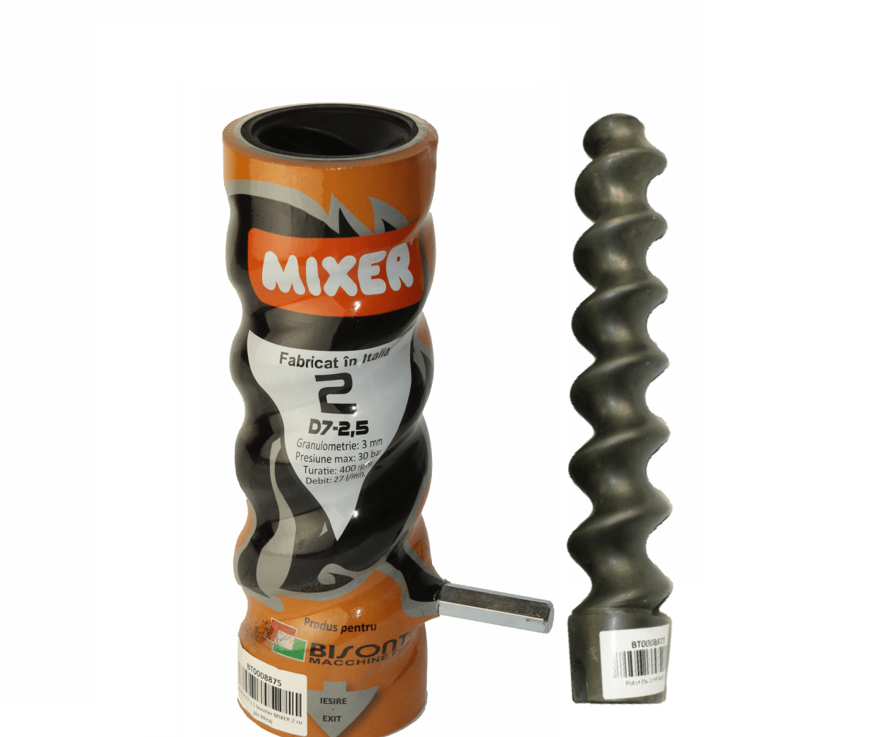 Set Rotor + Stator MIXER 2 Italia D7-2.5 Turbo Twister cu pin de Blocaj Set Rotor + Stator MIXER 2 Italia D7-2.5 Turbo Twister cu pin de Blocaj